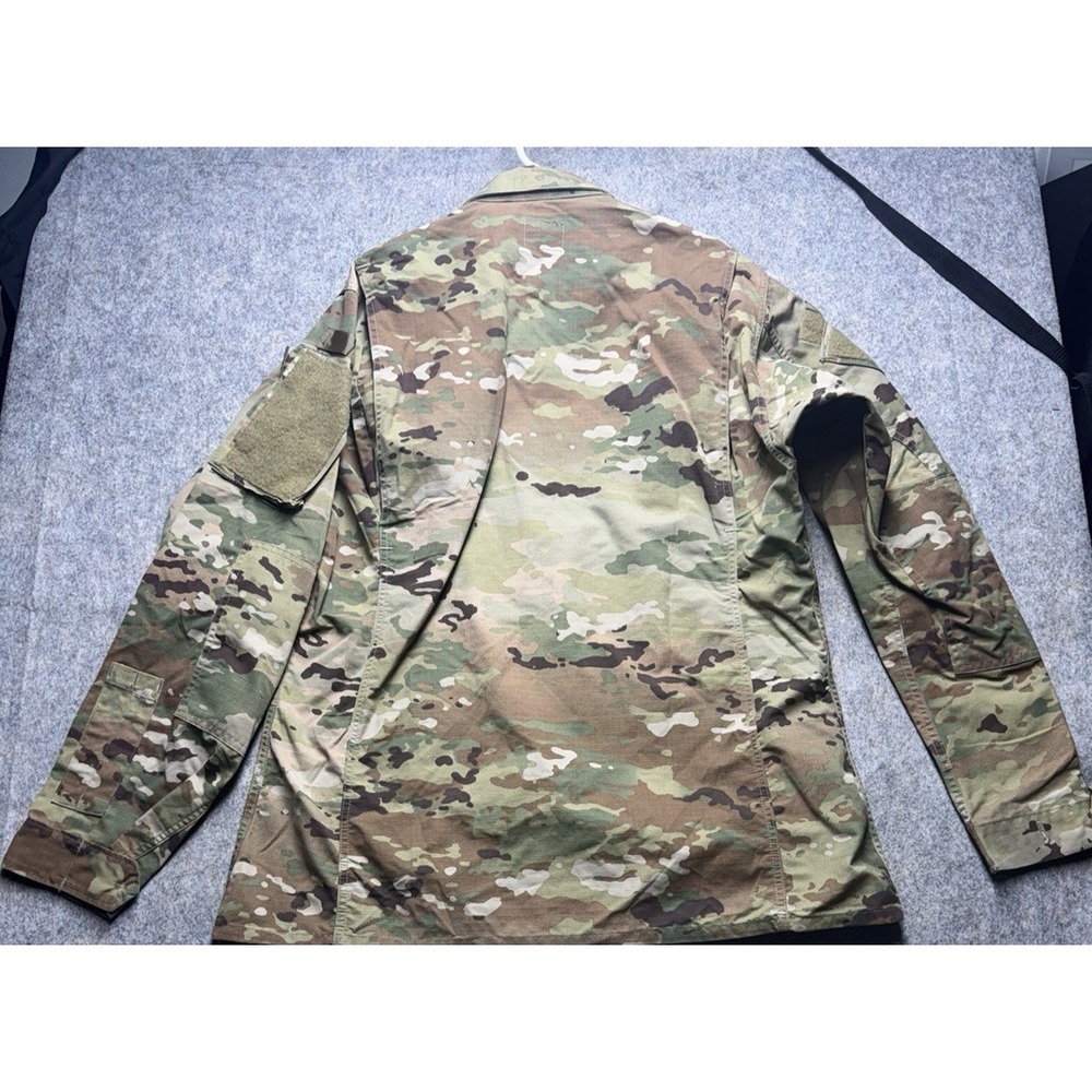 Army Combat Military BDU Mens Large-XL Camouflage Button Down - Picture 10 of 11